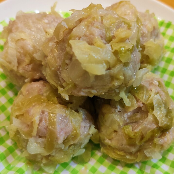 お弁当にも◎春野菜の簡単キャベツシュウマイ♪